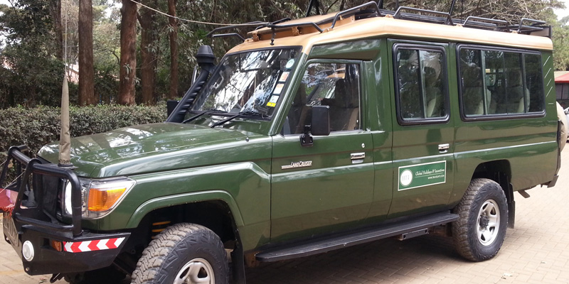 our safari vehicles - landcruiser & minivans
